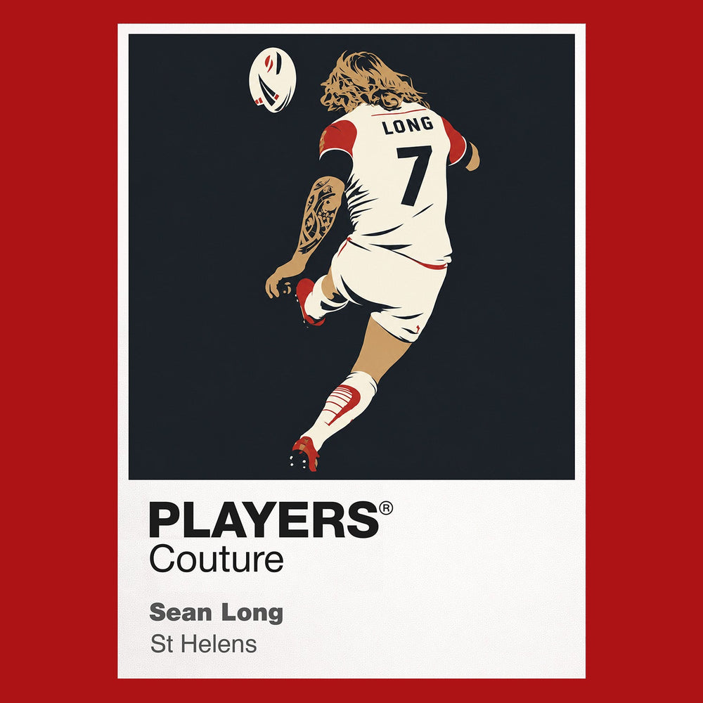 Sean Long St Helens rugby league hoodie red