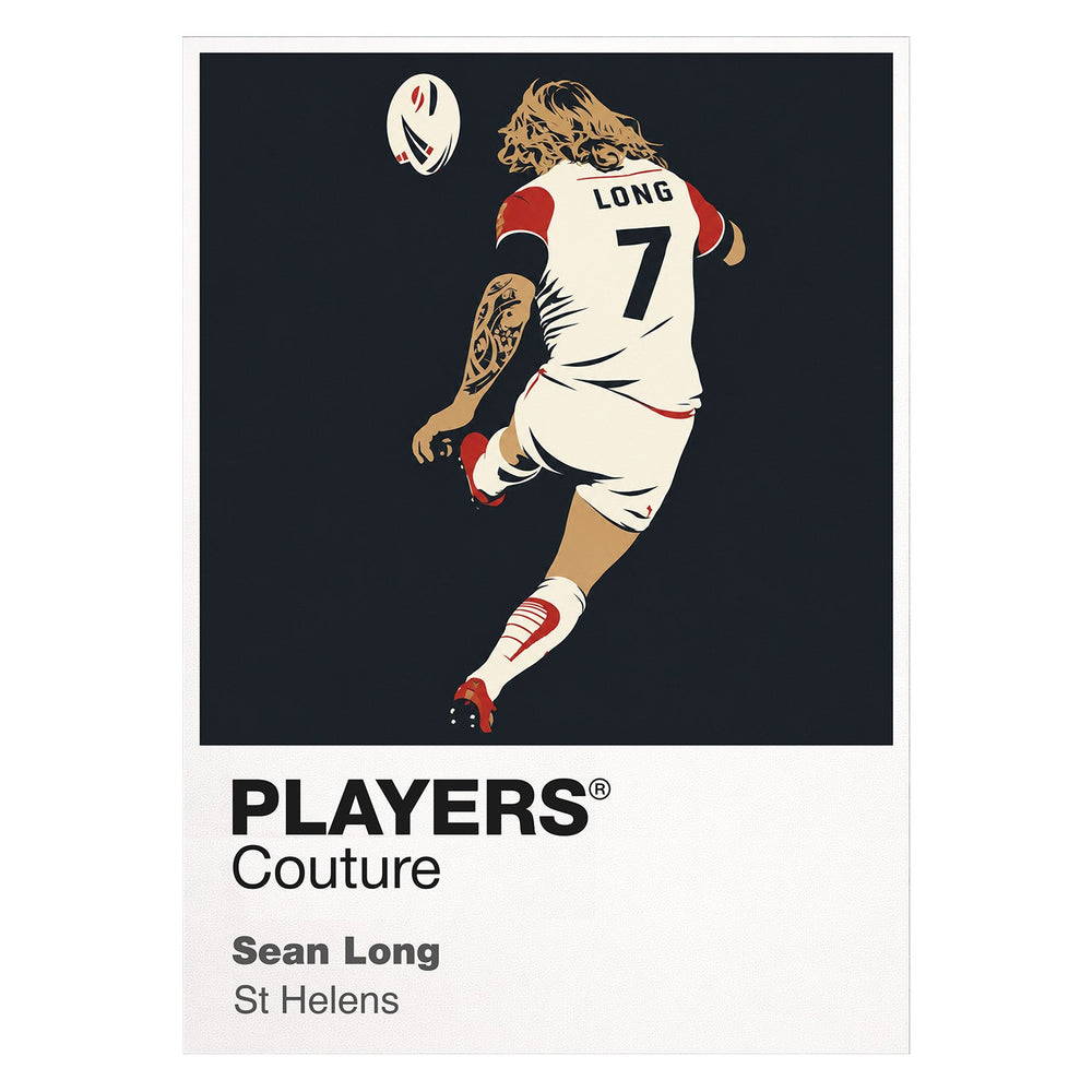 Sean Long St Helens rugby league T-shirt white