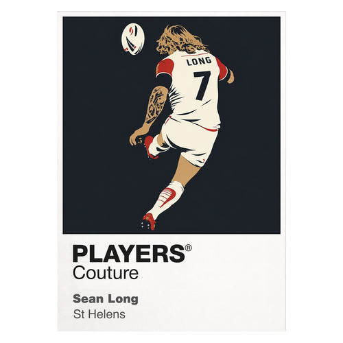 Sean Long St Helens rugby league T-shirt white