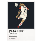 Sean Long St Helens rugby league hoodie white
