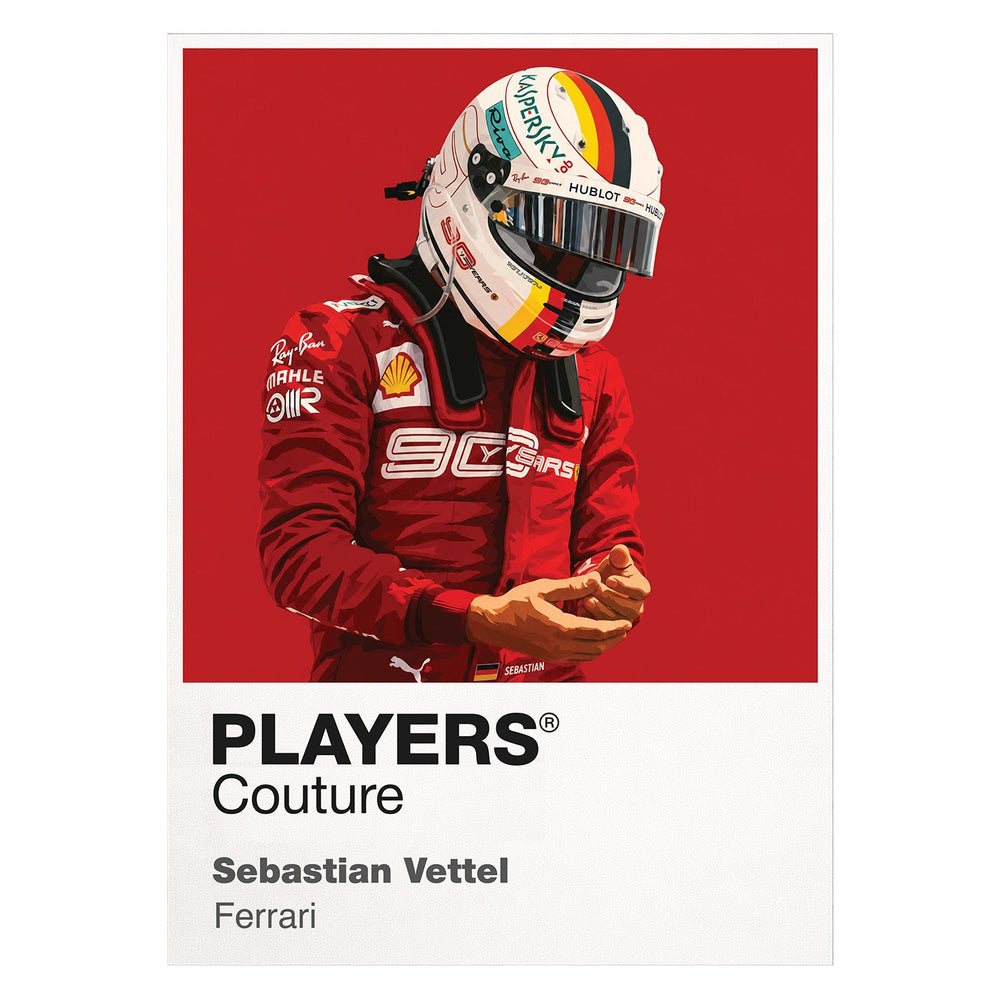 Sebastian Vettel Formula 1 T-shirt – white view