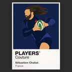 Sébastien Chabal Rugby Union Icon Frame Men's Hoodie – image 9