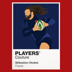 Sébastien Chabal Rugby Union Icon Frame Men's Hoodie – image 7