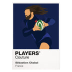 Sébastien Chabal Rugby Union Icon Frame Men's T-Shirt – image 1