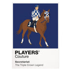 Secretariat horse racing T-shirt – white view