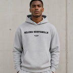 Selena Quintanilla name-print hoodie - grey