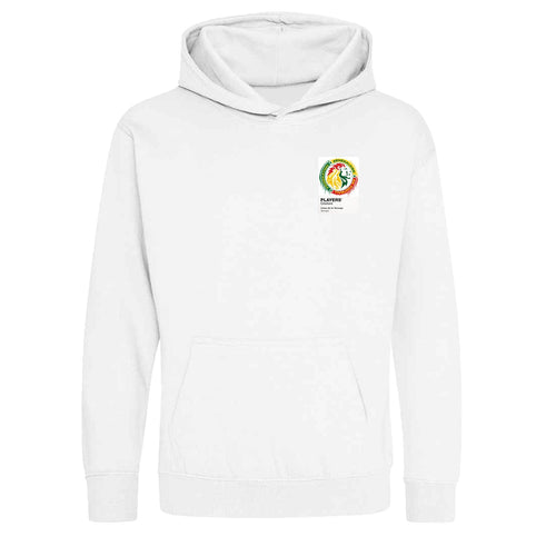 Senegal Graffiti Frame Kids Hoodie - senegal graffiti frame kids white hoodie