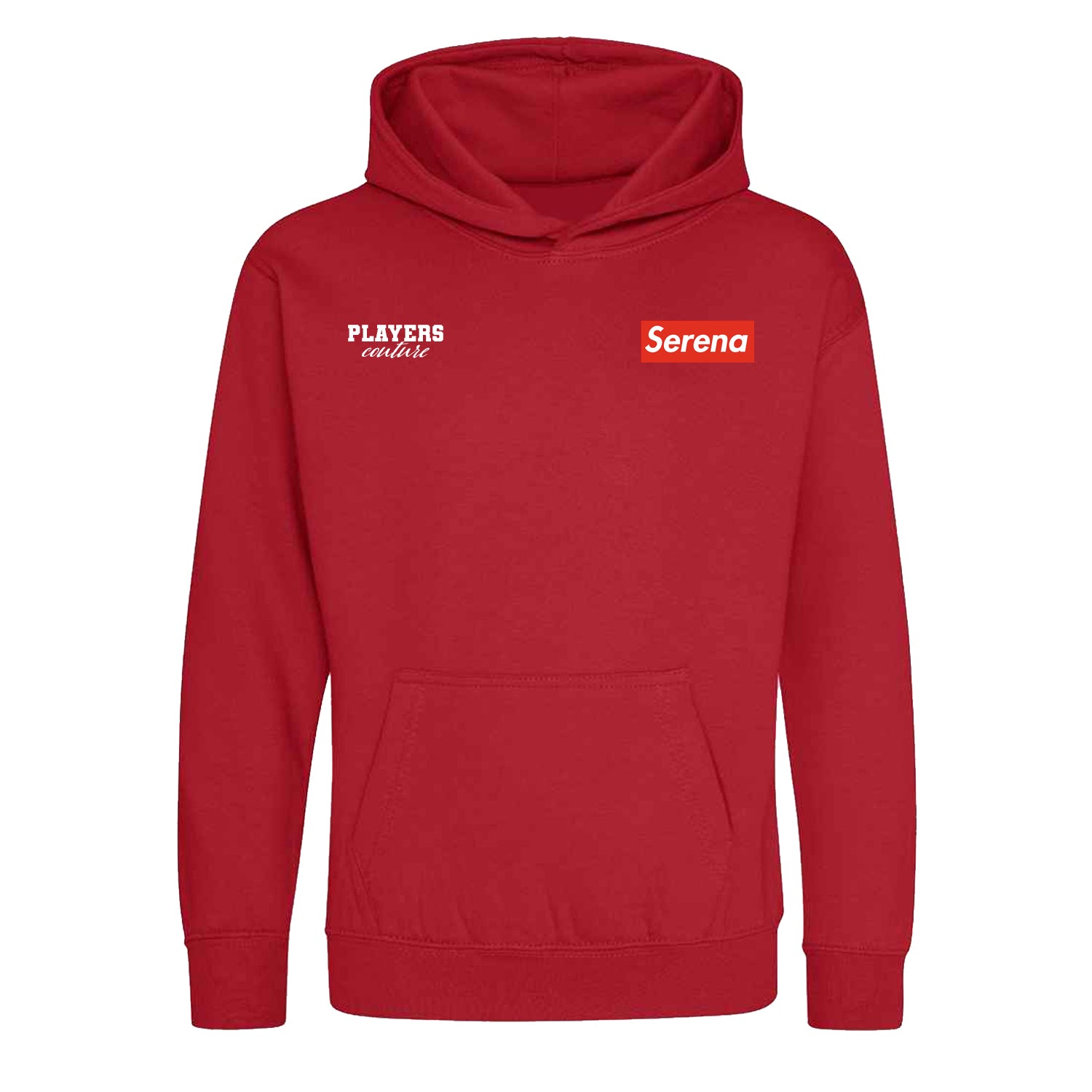Serena Williams Logo Players Couture Kids Hoodie Red