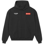 Serena Williams hoodie – red men's hoodie featuring the Serena Williams Players Couture logo