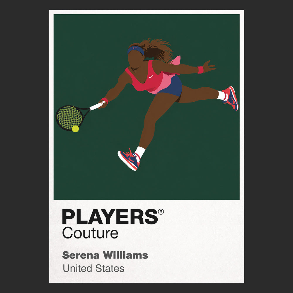 Serena Williams Tennis Icon Frame Men's Hoodie