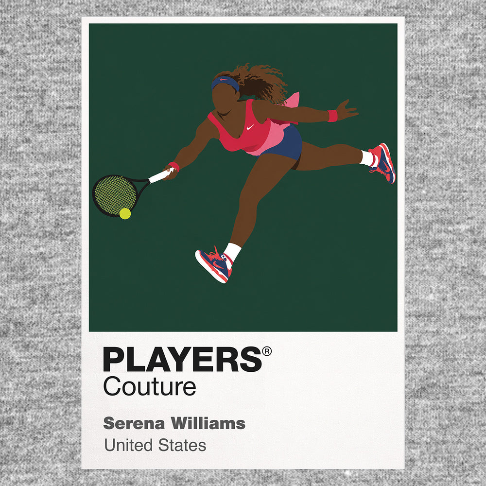 Serena Williams Tennis Icon Frame Men's Hoodie
