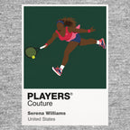 Serena Williams Tennis Icon Frame Men's Hoodie