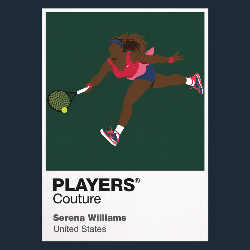 Serena Williams Tennis Icon Frame Men's Hoodie