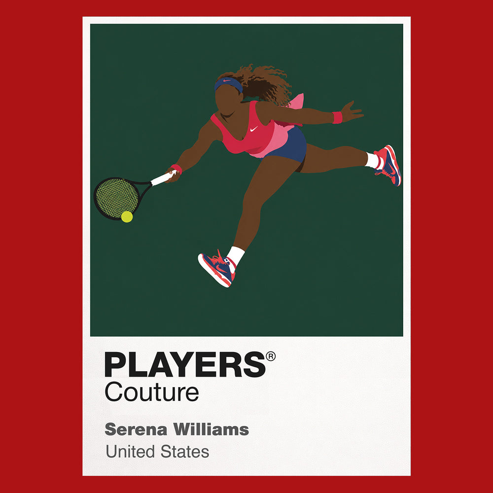 Serena Williams Tennis Icon Frame Men's Hoodie