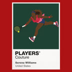 Serena Williams Tennis Icon Frame Men's Hoodie