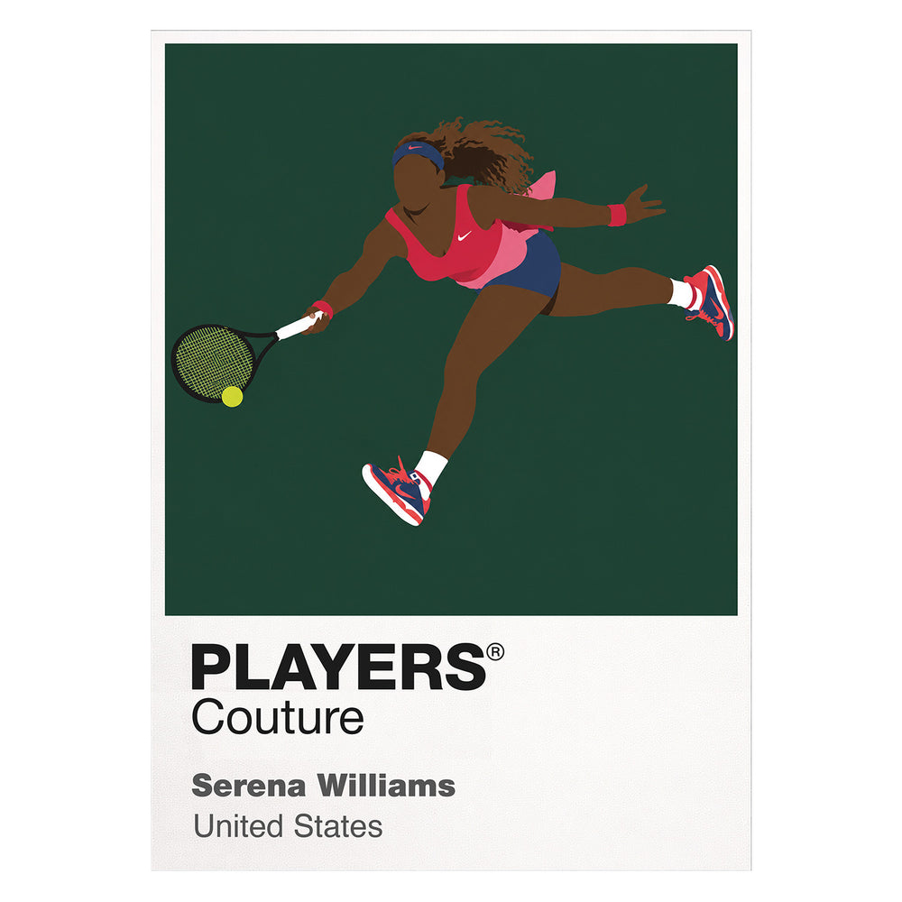 Serena Williams Tennis Icon Frame Men's Hoodie