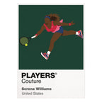 Serena Williams Tennis Icon Frame Men's Hoodie