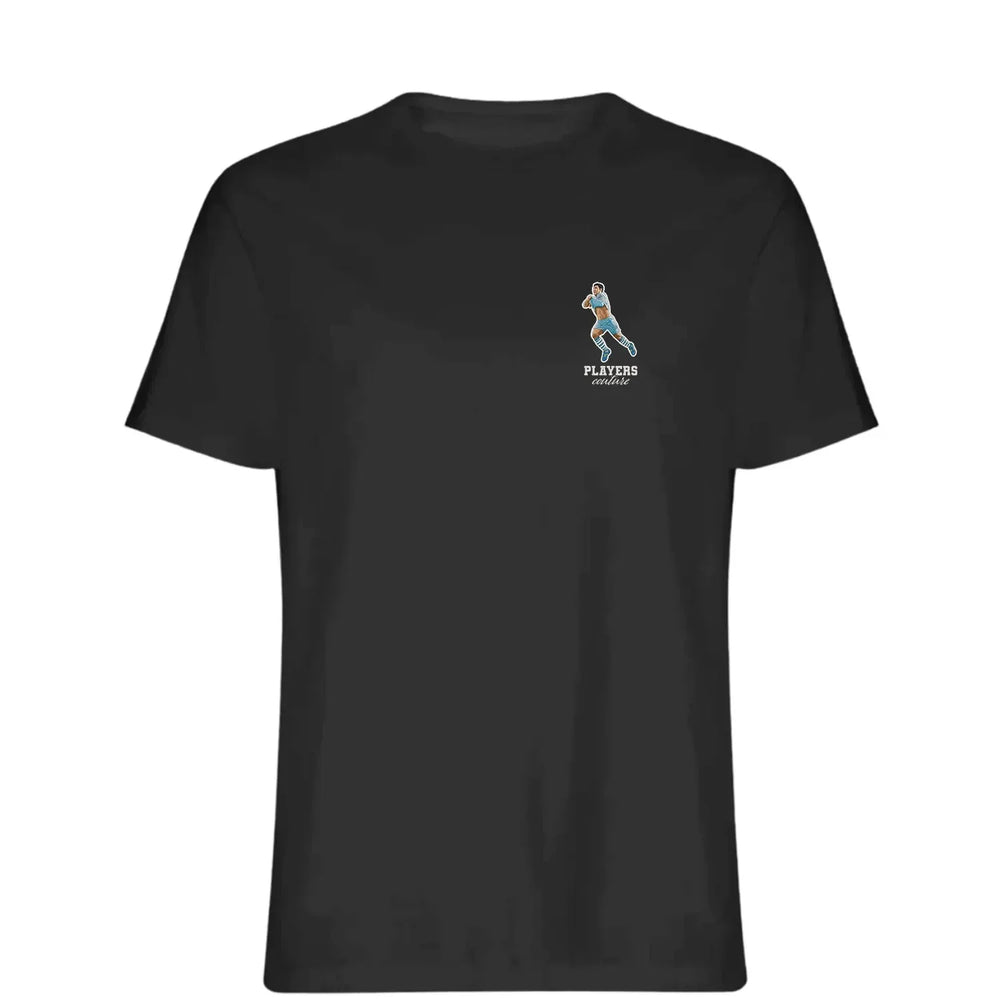 Sergio Aguero t-shirt – black men's t-shirt featuring the Sergio Aguero Players Couture logo