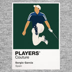 Sergio Garcia Golf Icon Frame Men's Polo Shirt in Gray - Players Couture Fanwear