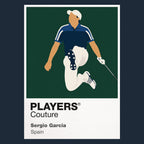 Sergio Garcia Golf Icon Frame Men's Polo Shirt in Navy - Players Couture Fashion