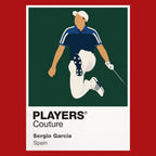 Sergio Garcia Golf Icon Frame Men's Polo Shirt in Red - Players Couture Fan Clothing