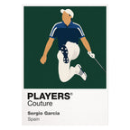 Sergio Garcia Golf Icon Frame Men's Polo Shirt in White - Players Couture Fan Fashion