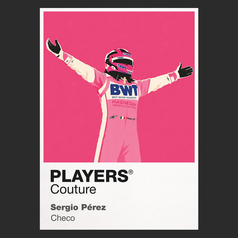 Sergio Pérez Formula 1 T-shirt – black view