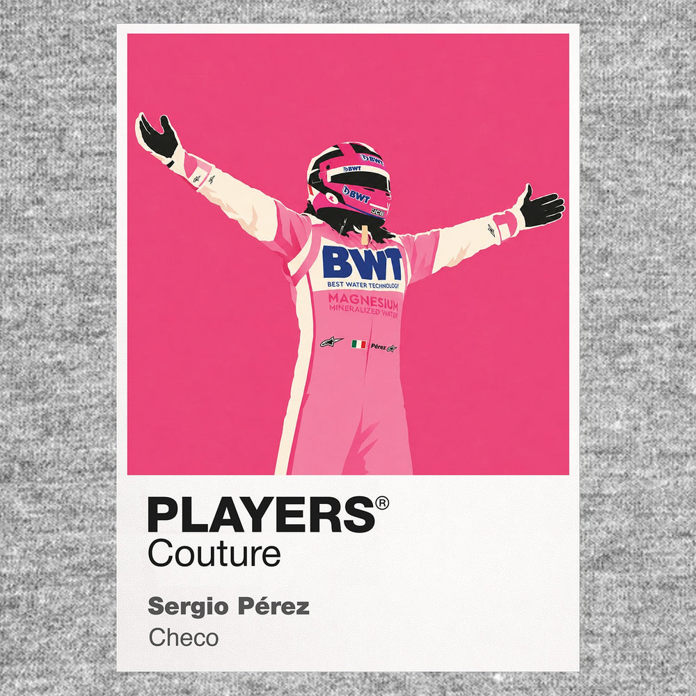 Sergio Pérez Formula 1 hoodie – grey view