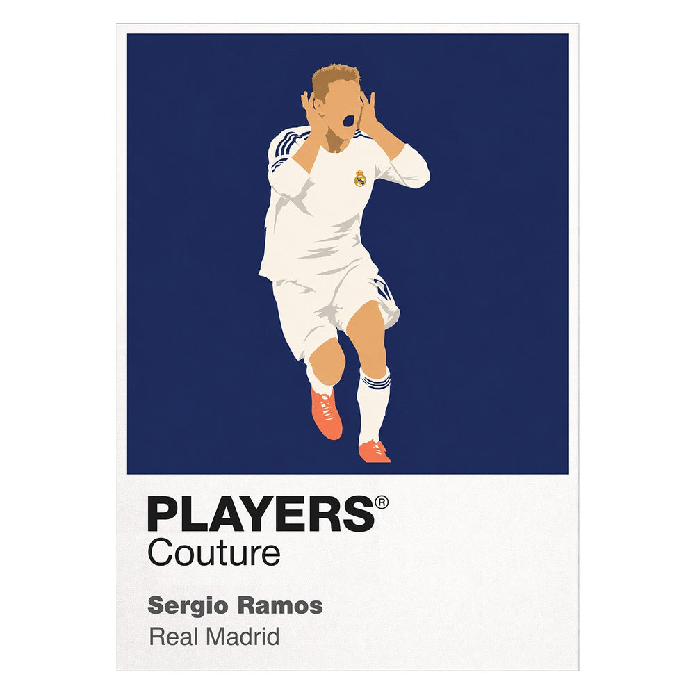 Sergio Ramos Real Madrid Icon Frame — White