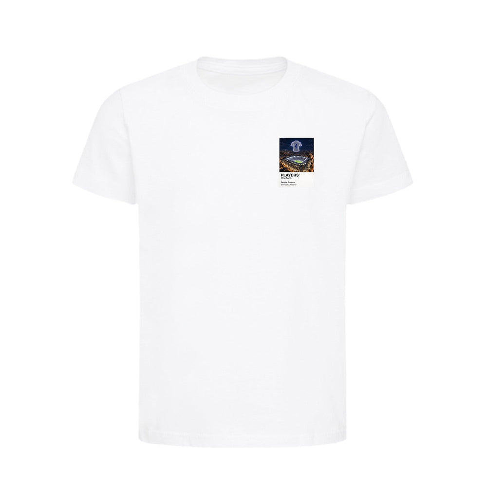 Sergio Ramos Real Madrid Icons in Lights Frame Kids T-Shirt in White