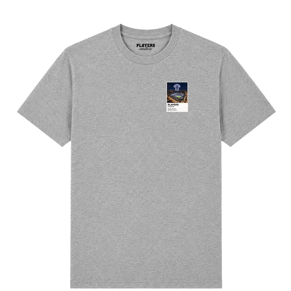 Sergio Ramos Real Madrid Icons in Lights Frame Men's T-Shirt in Gray