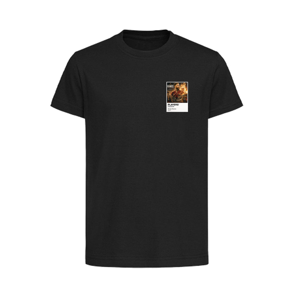 Sergio Ramos Spain Atlas Frame White kids t-shirt by Players Couture