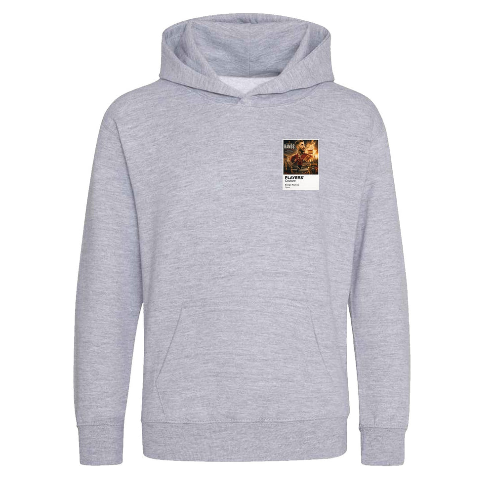 Sergio Ramos Spain Atlas Frame White kids hoodie by Players Couture