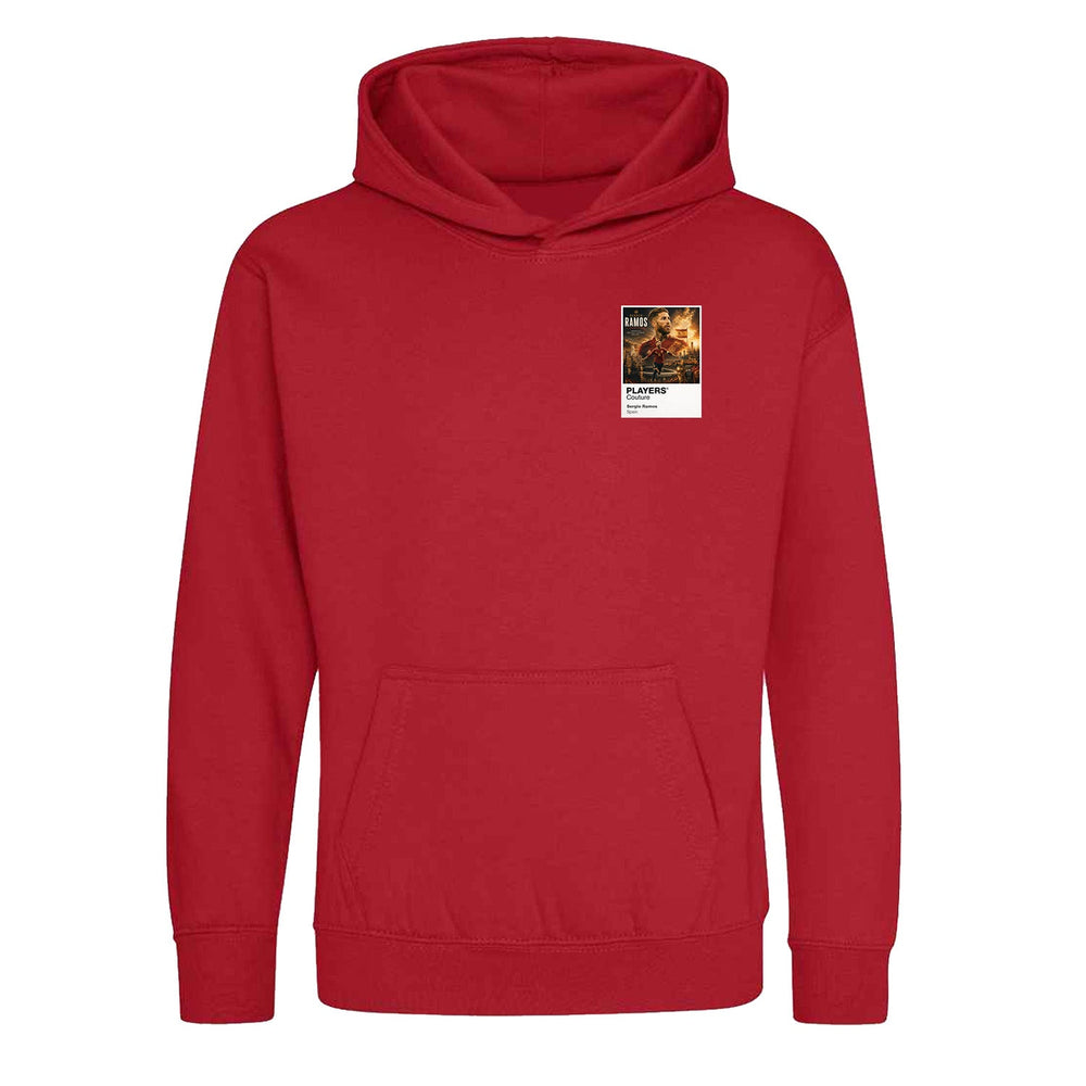 Sergio Ramos Spain Atlas Frame White kids hoodie by Players Couture