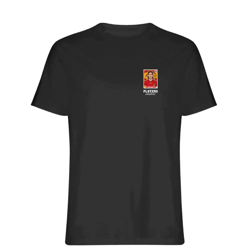 Sergio Ramos World Cup t-shirt – black men's t-shirt featuring the Sergio Ramos World Cup Players Couture logo