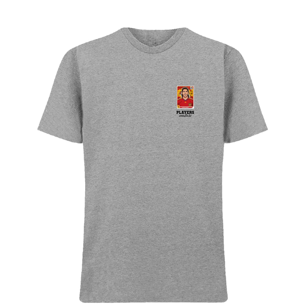 Sergio Ramos World Cup t-shirt – grey men's t-shirt featuring the Sergio Ramos World Cup Players Couture logo