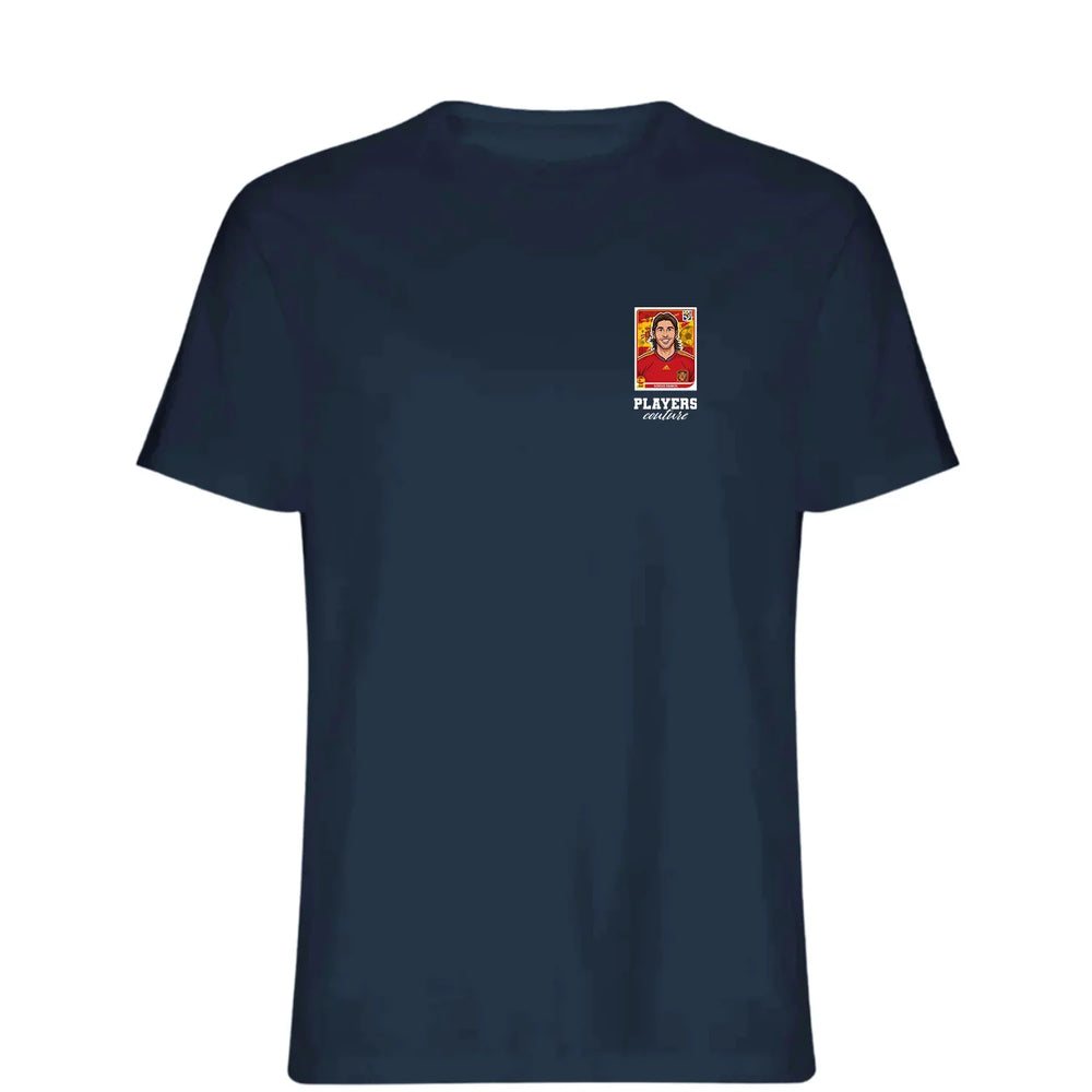 Sergio Ramos World Cup t-shirt – navy men's t-shirt featuring the Sergio Ramos World Cup Players Couture logo