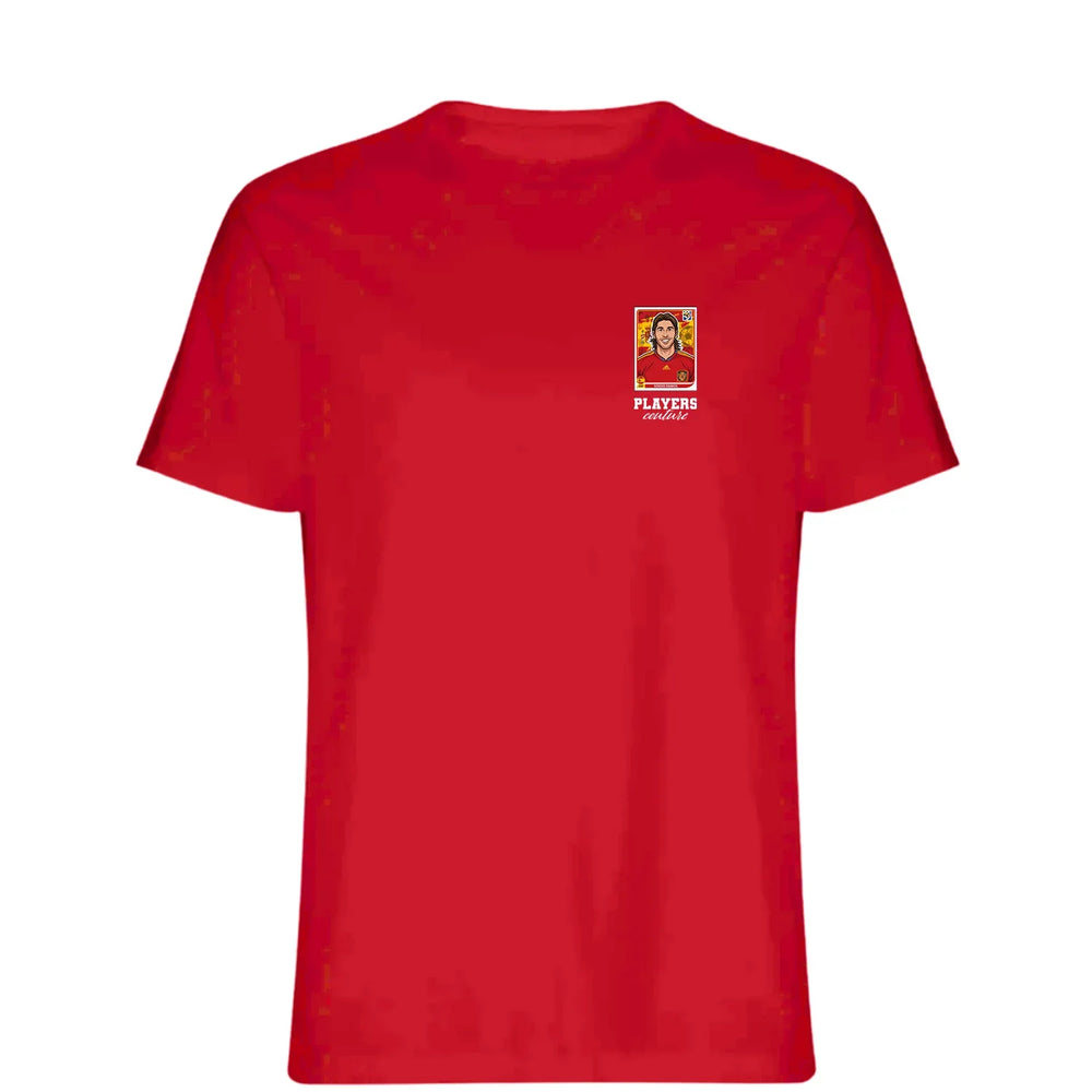 Sergio Ramos World Cup t-shirt – red men's t-shirt featuring the Sergio Ramos World Cup Players Couture logo