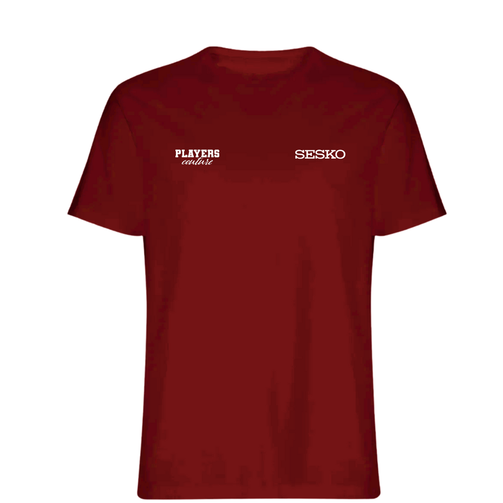 Benjamin Sesko Logo Players Couture Mens T-Shirt Red