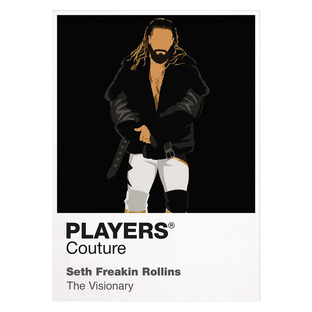 Seth Rollins Wrestling Icon Frame Men's Hoodie