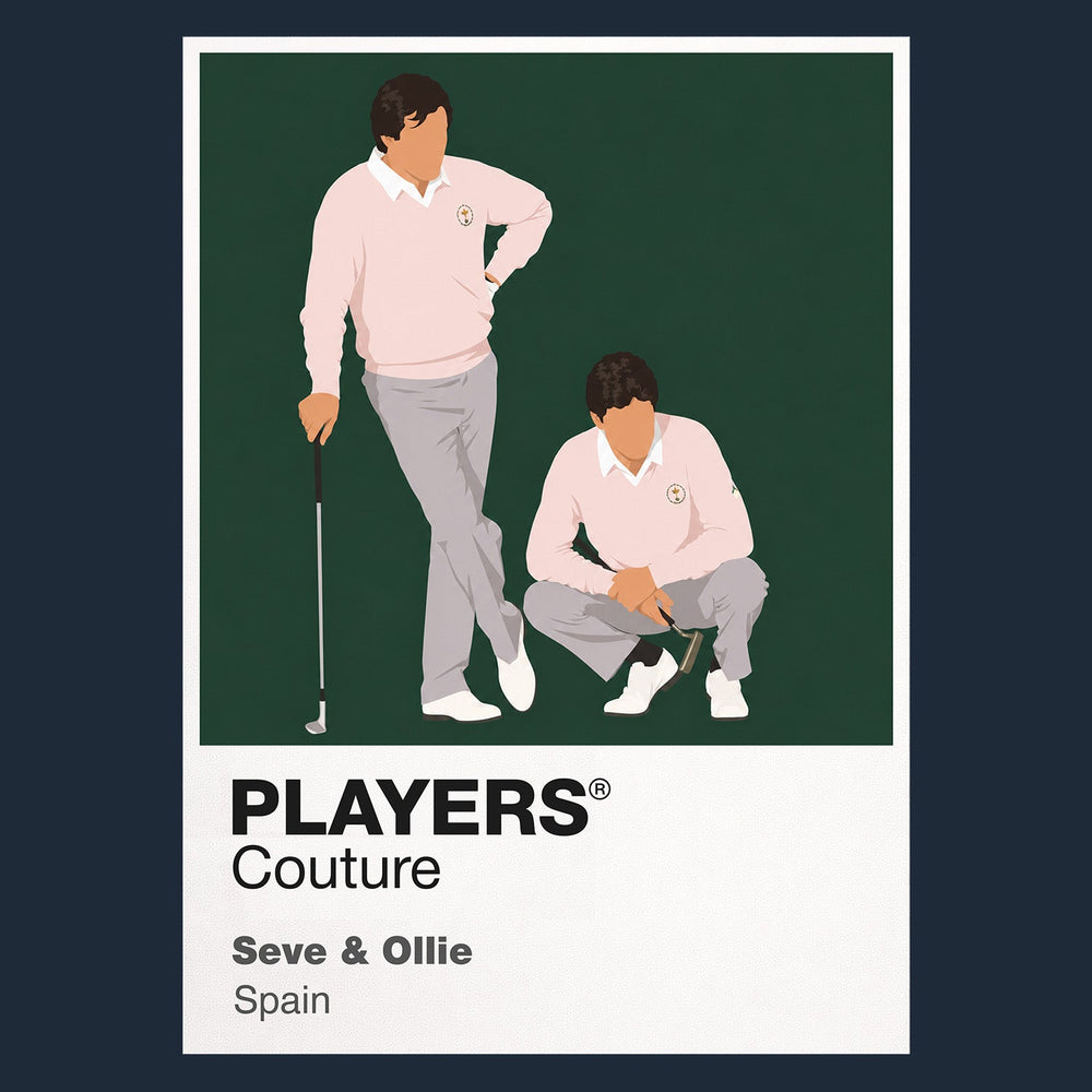 Seve & Ollie Golf Icon Frame Men's Polo Shirt