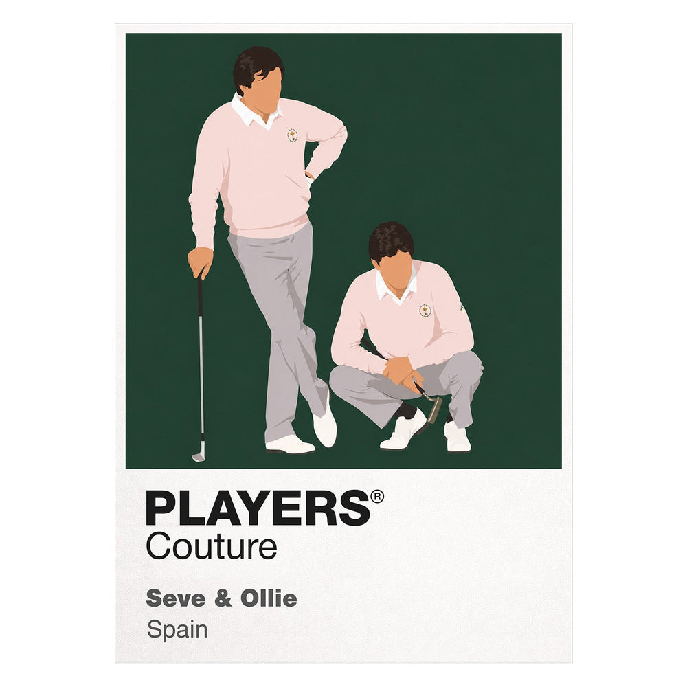 Seve & Ollie Golf Icon Frame Men's Polo Shirt