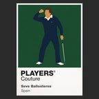 Seve Ballesteros Golf Icon Frame Men's Hoodie