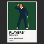 Seve Ballesteros Golf Icon Frame Men's Polo Shirt