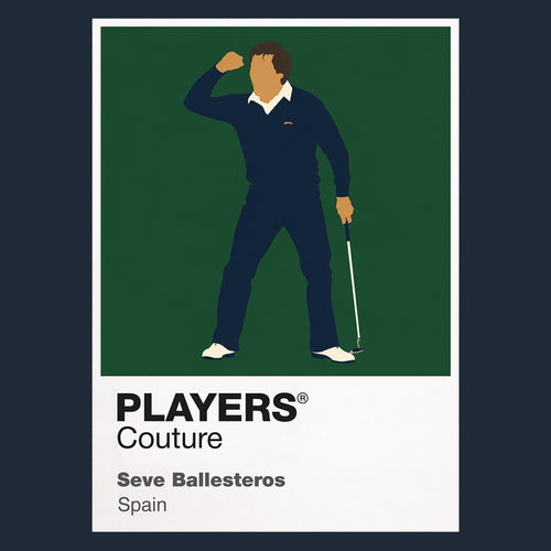 Seve Ballesteros Golf Icon Frame - Icon Design