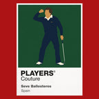 Seve Ballesteros Golf Icon Frame Men's Hoodie