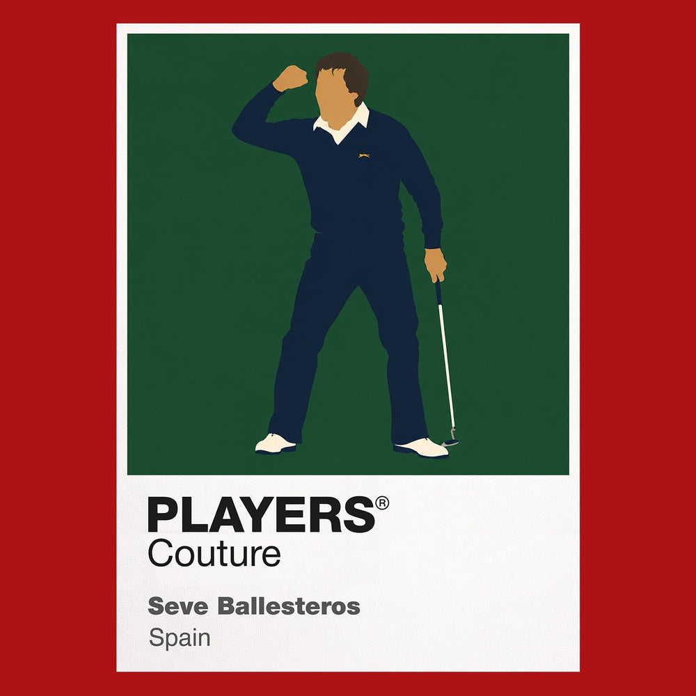 Seve Ballesteros Golf Icon Frame Men's Polo Shirt
