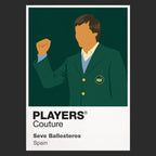 Seve Ballesteros Masters Golf Icon Frame Men's Polo Shirt