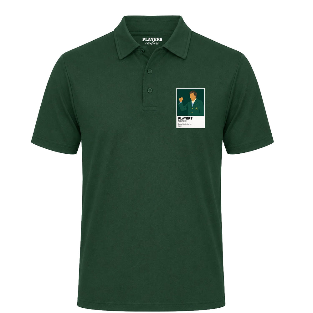 Seve Ballesteros Masters Golf Icon Frame Men's Polo Shirt