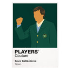 Seve Ballesteros Masters Golf Icon Frame Men's Polo Shirt